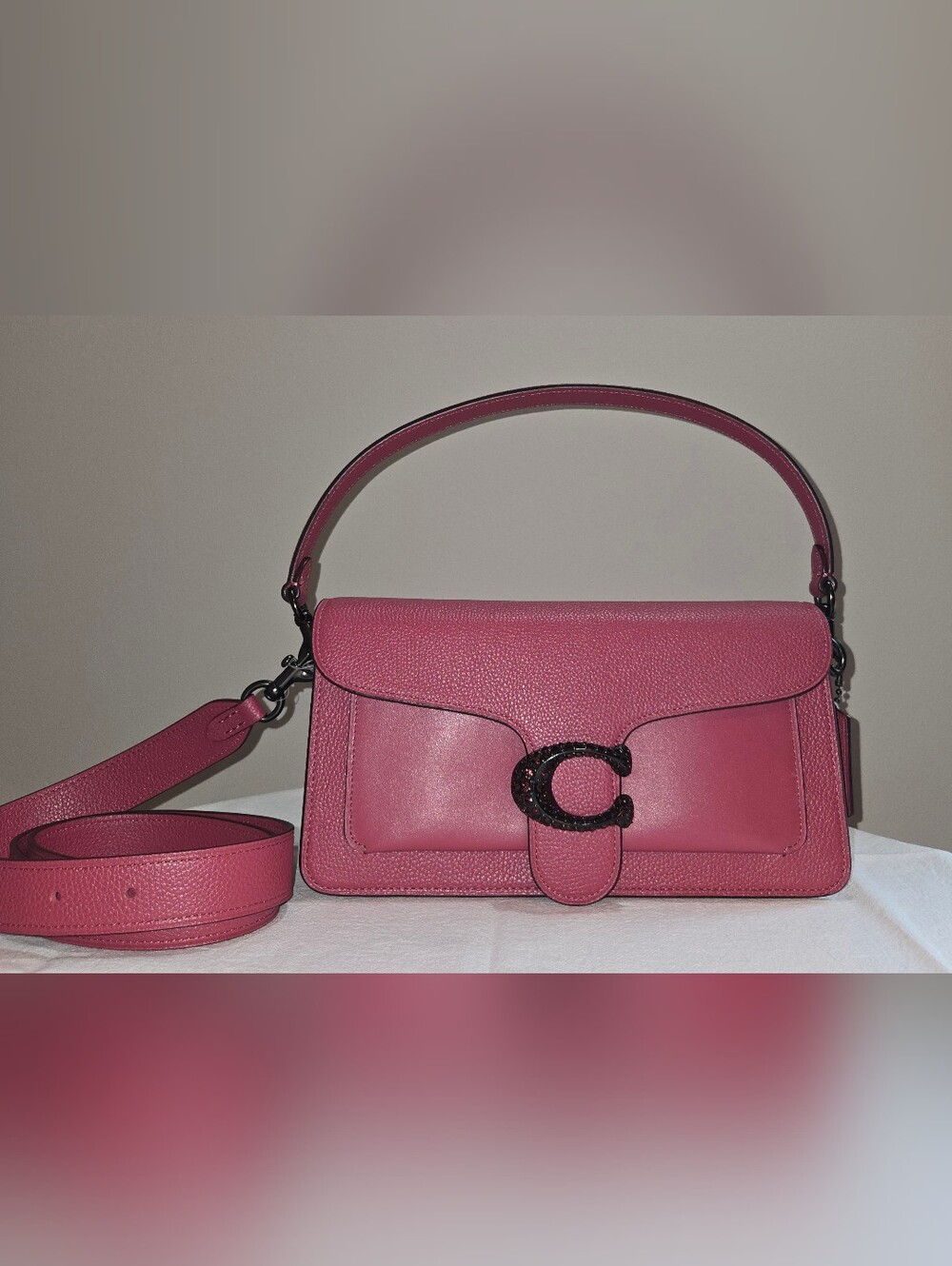 Coach Tabby 26 - Dusty Pink Crystal "C" - Picture 2 of 3